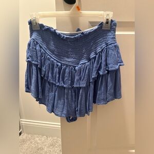 Blue American Threads Skirt // size small